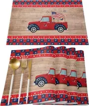 Independence Day Placemats Set of 6