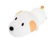 D58 Cartoon Dog Silicone Night Light Bedside Lamp Colorful Color Changing Light Bedroom Decoration Light with Sleeping Light Gift LED