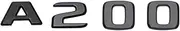 SCPCKZETZN ABS Plastic 3D Sticker for W176 W169 A-Class A200 A250 A260 Rear Tail Emblems Letters Badge Logo Stickers(A200)
