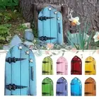 Creative Fairy Door Miniature Engraved Design Yard Art Statue