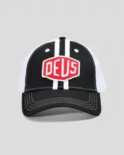[Deus Ex Machina] Deus Ex Machina Men's Wayne Trucker Cap in Black One Size Black