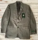 LAUREN RALPH LAUREN ULTRAFLEX TWO BUTTON BLAZER JACKET GREY MENS 36R NEW