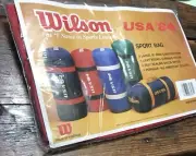 Vintage Wilson USA ‘84 Sport Bag 19” Light Weight Nylon Gym Tote Zipper Closure