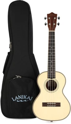 Lanikai SPST-T Spruce Solid Top, Morado Back and Sides Ukulele - Tenor