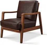 AKFRIEbgy Chair Living Room Bedroom Office Armchair Leather Sofa Easy Chair