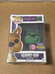 Funko Pop! Scooby-Doo Flocked Green #149 SDCC 2017 Limited 1000 NEW w/Protector