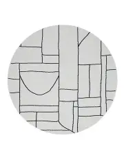 [Rug Culture] Paradise Fluer Round Rug in White