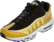 [Nike] Women's Air Max 95 LX Wheat Gold/Wheat Gold Black Running Shoe 6 Women US
