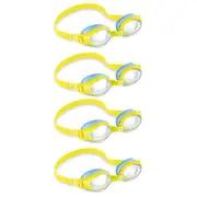 4x Intex Hypoallergenic Kids/Junior Outdoor Swimming/Snorkeling Eye Goggles 3-8y