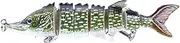 Swim Baits for Bass Fishing - Lifelike Multi Jointed 3D Fishing Bait | Sinking Fly Fish Gear for Thanksgiving, Christmas, Home Users, Business Users
