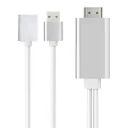 Wired Display Dongle 1080P HD Adapter Miracast AirPlay Mirroring Cable For iPhone