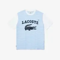 在飛比找蝦皮購物優惠-[實圖] Lacoste T 恤白藍 SOC VNXK - 