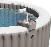 Eco Pooltech 3-in-1 Adjustable Hot Tub Table Tray with Drink Holder and Mobile Phone Holder, Suitable for Outdoor Inflatable Pools/Spa Storage Tray, Multifunctional Pool Accessories