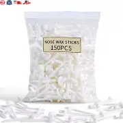 150 Pcs Nose Wax Kit Accessories: Waxing Sticks for Hair Removal - Men & Women