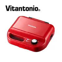 在飛比找PChome24h購物優惠-【Vitantonio】小V多功能計時鬆餅機(熱情紅)
