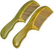 OATIPHO Green Sandalwood Hair Comb Durable Scalp Massage Brush for Women Natural Skin Friendly Hair Care present for Family Friends