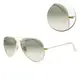 【Ray Ban】飛官漸層灰白框太陽眼鏡(RB3025JM 146/32-FULL WHITE)