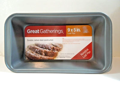 9" X 5" Carbon Steel Non-Stick Loaf Pan set of 2 free ship