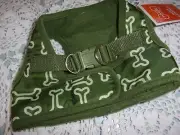 green BONE Step-In Body Harness Vest S Dog new Wagby Small