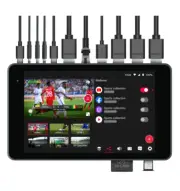 YoloBox Pro Portable All-in-One Multi-Camera Live Streaming Switcher Monitor