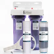Whole House Water Filtration System 2 Stage Bundle for Sediment & CTO, 3/4" Gen2
