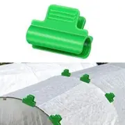 Secure Greenhouse Clips Prevent Film and Net from Falling (58 characters)