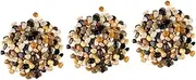 Sosoport 3 Pack Landscaping Stones Pebbles for Aquarium Substrate Plant Pots Decorative Gravel Small River Rocks for Garden Fish Tank Decorations