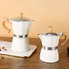 Moka Pot Stovetop Espresso Maker – 3 Cup (5 oz) Italian Coffee Percolator | Cup