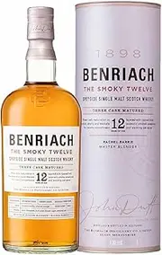 Benriach 12YO Smoky Single Malt Scotch Whisky 700ml