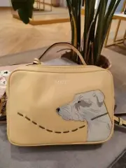 London Radley And friends zip top crossbody Grab Handbag NWT light yellow