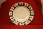 Pfaltzgraff Snow Bear Round Platter Chop Plate Christmas Polar Bear RETIRED