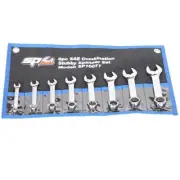 SP Tools 8 Piece SAE ROE Stubby Spanner Set - SP10077