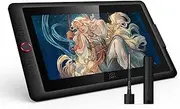 XPPen Upgraded Artist 15.6 Pro V2 Drawing Tablet with Screen 16384 Pen Pressure X3 Pro Stylus Graphic Art Tablet with Full-Laminated Anti-Glare Glass Tilt Support Red Dial and 8 Shortcut Keys