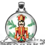 Nutcracker Christmas Decoration Ballet Keepsake Gift Pendant Necklace 24"