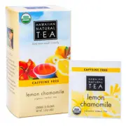 Organic Lemon Chamomile Tea - Caffeine Free Herbal Tea - Supports a Good Night’S
