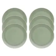 6PK Ecology Element 20cm Stoneware Side Plate Round - Dew