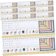 Teaching Name Plate Set Pcs Student Desk Name Tags Alphabet Multiplication Charts