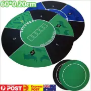 Rubber Poker Table Layout Card Playing Tabletop Mat Casino Craps Gaming Pad