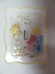 NEW Wall Nursery Decor Winnie Pooh Light Switch Cover Ceramic Charpente Disney