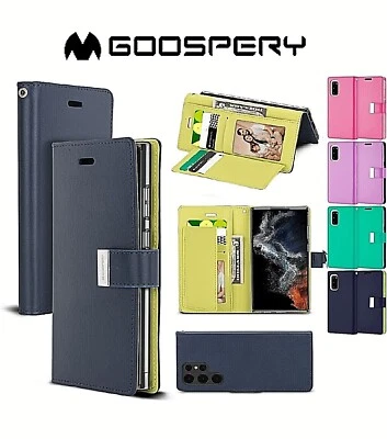 For Samsung Galaxy S25 S24 S23 S22 S21 /Plus/ Ultra FE 5G Wallet Flip Case Cover
