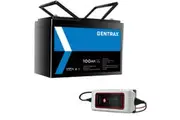 Gentrax 12V 100Ah Lithium Battery + SRNE VoltX 25A AC LiFePO4 Battery Charger