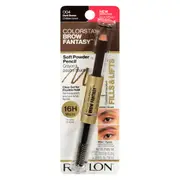 Revlon Colorstay Brow Fantasy Soft Powder Pencil & Clear Gel - 004 Dark Brown