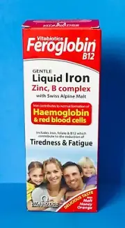 VITABIOTICS FEROGLOBIN B12 LIQUID IRON ZINC & B COMPLEX