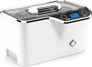 Ultrasonic Cleaner Life Basis Ultrasonic Jewellery Cleaner Machine LCD Screen with 5 Digital Timer Watch Stand CD Holder for Jewelry CD DVD Watches Dentures Glasses