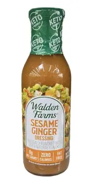 Walden Farms Calorie Free Sesame Ginger Salad Dressing 12 oz