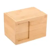 Pet Memorial Urns for Dogs or Cats Ashes Box Wooden Cremation Pet Urn with Ph...