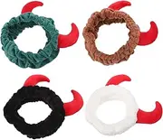 4 Pcs Animal Headband Headbands Makeup Headband Face Washing Headband Fluffy Headband Sports Headbands Washing Face Headband Girl Face Wash Headband Spa Headband Fabric OATIPHO