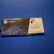 HP 12 A Black Original Toner Cartridge for HP Laser Jet Black Noir 12A Sealed