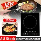 2200W Induction Cooktop Ceramic Surface Hotplate Adjustable Power Touch Control