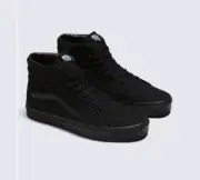 Vans SK8 HIAll Black VN000TS9BJ4 Canvas High Top Skateboard Shoes M-9 W-10.5